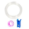 HAXIHA Pneumatic Hose Clear 10 mm OD 6.5 mm ID