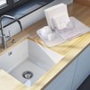 Rosenstein & Söhne Dish Drainer with 2 Draining Mats, 1