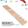 1:12 Miniature Wood Staircase DIY Step Stair Crafts Decorative Dollhouse
