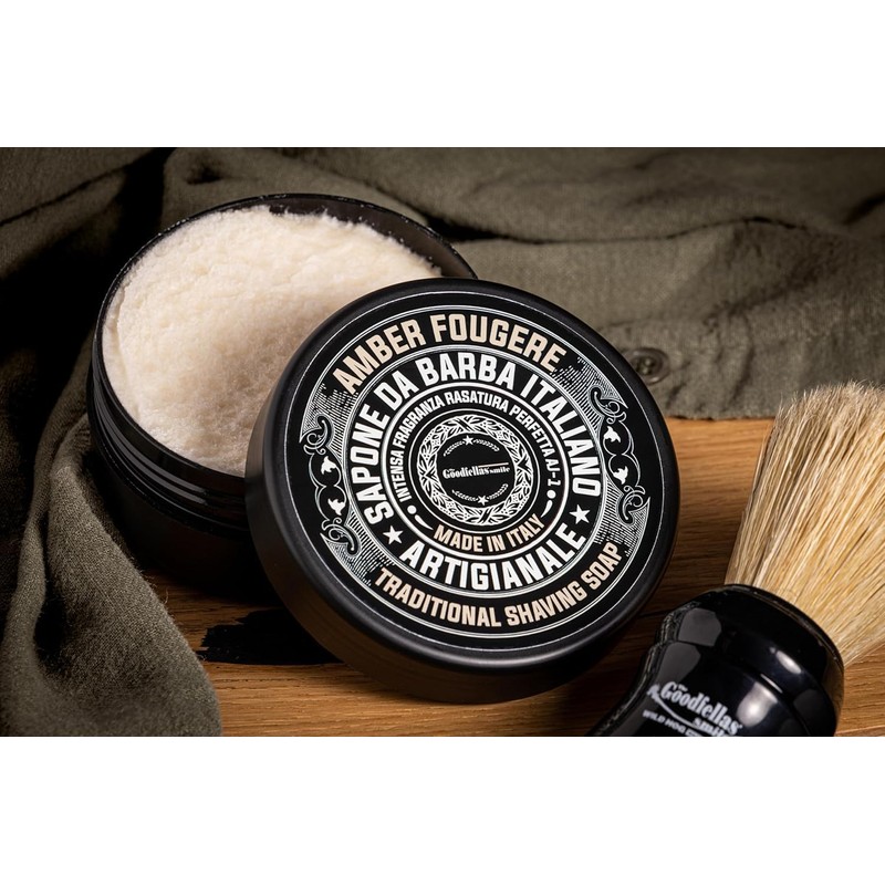 Luxury Shaving Soap Amber Fougere – Afeitado Suave con Lavanda