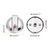 MECCANIXITY DG64-00473A Upgraded Gas Stove Knob Locks Replacement, 0.24x0.17 Inch
