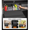 POKSRI Trunk Organizer for suv car storage organizer,Leather Storage Box