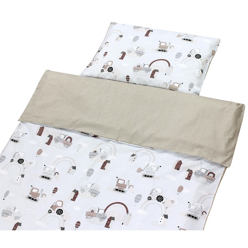 TupTam Children's Bed Linen Patterned 2-Piece Reversible Bed Linen, Colour:
