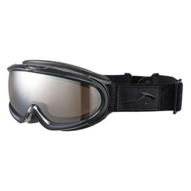 AXE Men's Ski Snowboard Goggles AX888-WMD Shiny Black (BK)