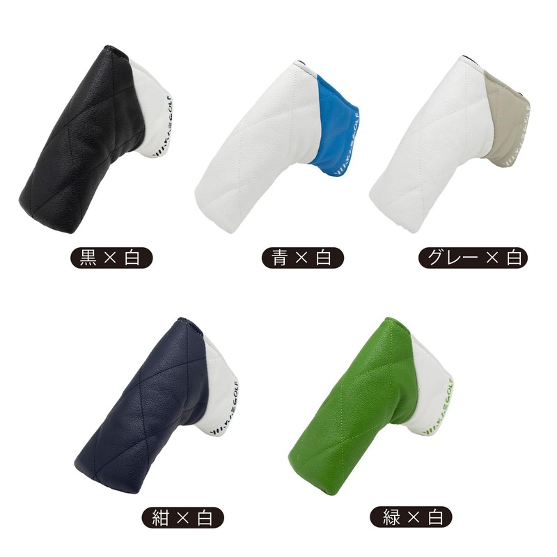 Golf Headcover Putter Cover Pin Type Cover Waterproof Wakae Diamond