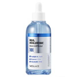 Wellage Real Hyaluronic Blue Ampoule 100ml x 1 / 웰라쥬 리얼 히알루로닉 블루 앰플 100ml 1개