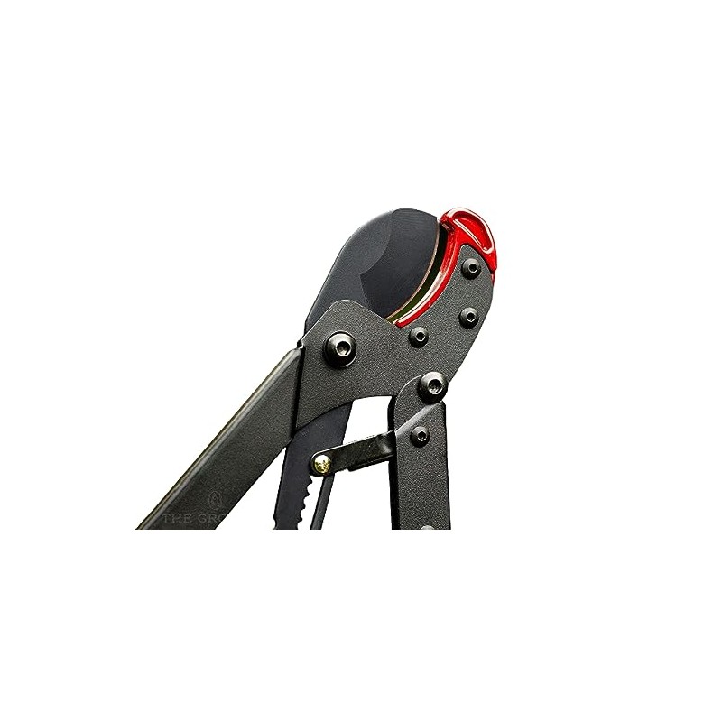 Small but Mighty High Carbon Steel Ratchet Lopper cuts, weighs