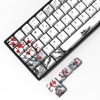 MOLGRIA Plum Blossoms Keycaps 80 Set, PBT Cherry Profile Deutsch