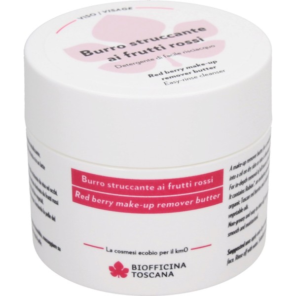 Biofficina Toscana Red Berry Make-Up Remover Butter, 150 ml