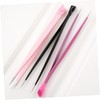 Mikinona 3pcs Dual Ended Nail Tweezers Versatile Press Head Tweezers