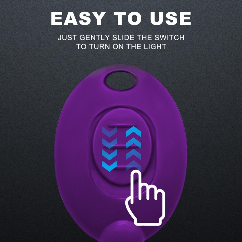 Klumuke Mini UV Keychain Flashlight, LED Black Light, Portable Small