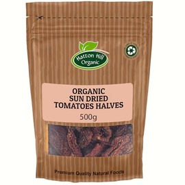 Organic Sun Dried Tomato Halves 500g by Hatton Hill Organic | A Burst of Tangy Flavour and Natural Nutrition