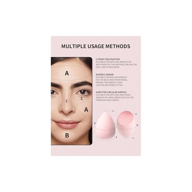 Set de brochas de maquillaje mini para principiantes