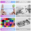 JOPHEK Loom Bands Set, Colourful Rubber Bands Kit for Bracelets,