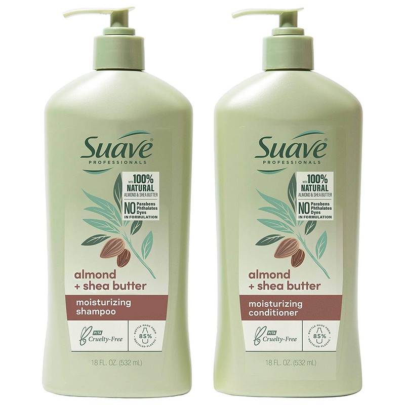 Suave Professionals Moisturizing Shampoo and Conditioner Almond + Shea Butter