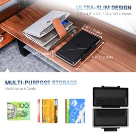 JJC Water-Resistant RFID Blocking Wallet, Credit Card Holder, Card & ID Cases, Wallet for Men, Money Clip Organizers - Sport Wallet