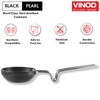 Vinod Pearl Hard Anodised Tadka Pan - | 3.25mm Thickness