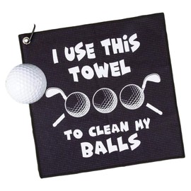 Dinghaole Golf Handtuch Mikrofaser mit Karabiner,Karabiner Waffelmuster Golf Towel,Sehr saugfähig,Aufhängen an Golfschlägertasche,Mikrofaser-Gewebe,Golf Handtuch personalisiert,Golf Handtuch