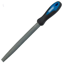 Draper 200mm Cabinet Half Round Rasp File - Coarse/Rough Woodworking Shaping Tool