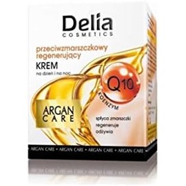 Anti-Wrinkle Regenerating Day & Night Cream - Argan Care with Coenzyme Q10 50ml by delia