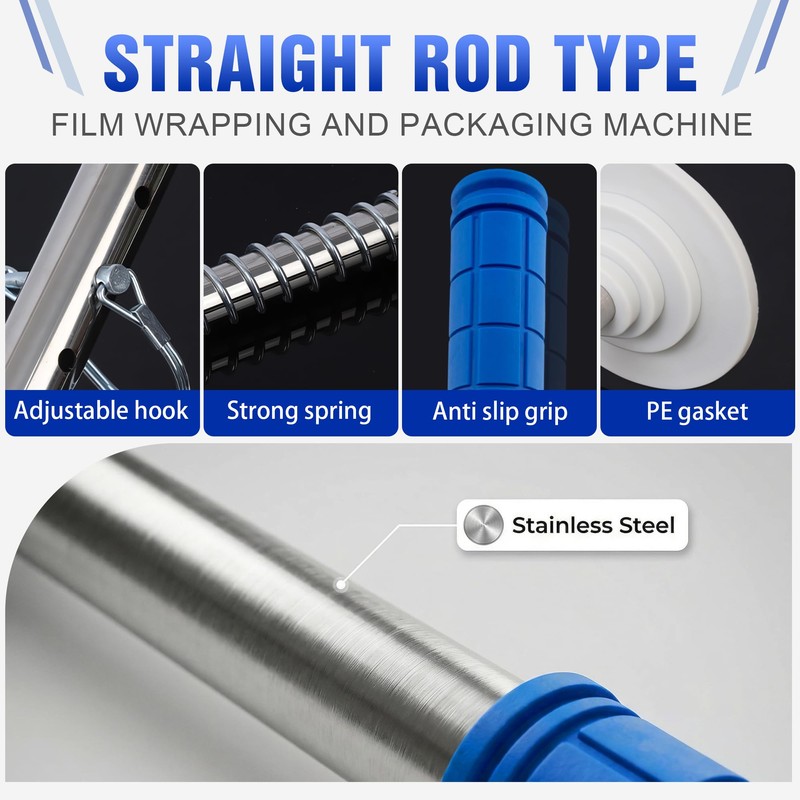 Long Handle Pallet Stretch Wrap Dispenser, Stretch Wrap Dispenser for