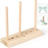 Tiardey Wooden Ribbon Bow Maker for Christmas Bows Holiday Wreaths