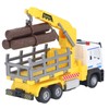 Logging Truck Toy 1:32 Log Vehicle Model with Light Music