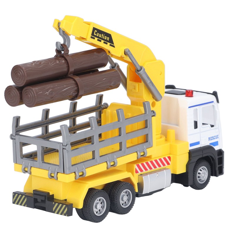 Logging Truck Toy 1:32 Log Vehicle Model with Light Music