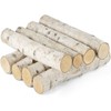 8 Pack Birch Logs (2.3"-3.2" Dia) Birch Wood for Halloween
