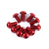 Pack of 10 M3 6-10 mm Colourful Button Round Cylinder