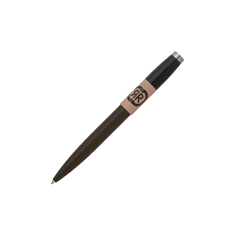 Cerruti 1881 Brick Ballpoint Pen (Beige Khaki Black)
