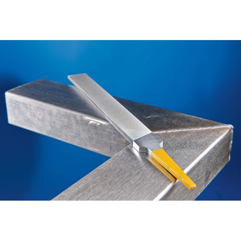 PFERD Machinist Hand File, Swiss Pattern, Double Cut, Rectangular, #2