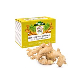 TADIN LEMON GINGER 24 BAGS 1.19oz (Pack of 4)