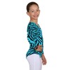 Janisramone Girls Kids Zebra Print Long Sleeve Gymnastics Stretch Dance