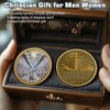 RYUKENLM Moses Parting The Red Sea Christian Challenge Coin Exodus