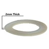 Toilet Flush Valve Silicone Seal, 65mm OD, 42mm ID
