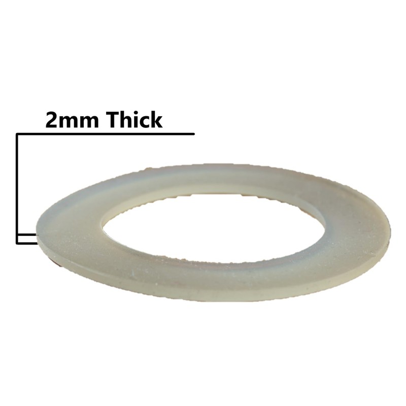 Toilet Flush Valve Silicone Seal, 65mm OD, 42mm ID
