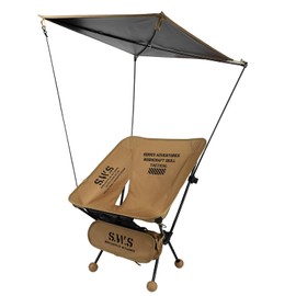 Folding Beach Chairs with Sunshade- 3.3LBS Portable Camping Backpack Chair- Beach Chair with Umbrella- Beach Chair with Canopy Shade& Anti-Sinking Feet, UPF 50+ Sun Protection, Supports 330LBS(Khaki)