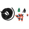 5m Garden Irrigation Kit 9/12 Hose Spray Nozzle Automatic Watering