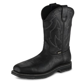 Irish Setter, Kittson, Men's, 11", Waterproof, Steel Safety Toe, Work Boot, Black, 10.5 EE (Wide)