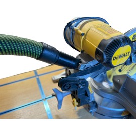 Hose Adapter for DeWalt Miter Saws - DWS713 DWS715 DW716 DWS716 DWS779 DWS780 DCS781B DHS790 - Made In USA (D36/32 Hose)