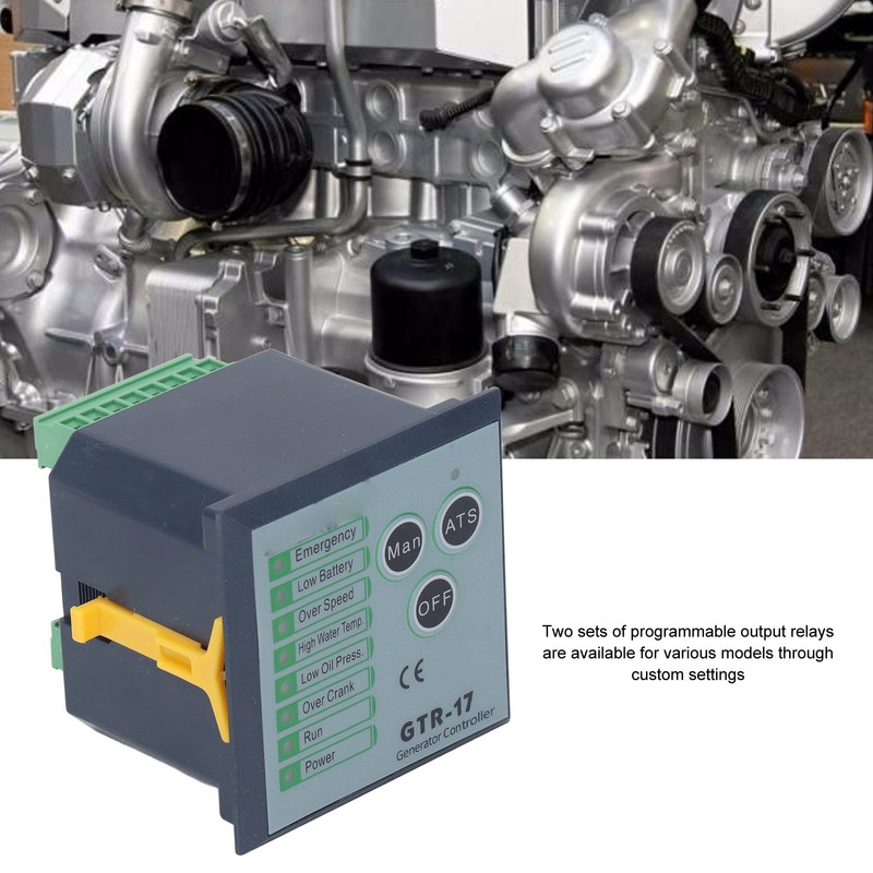 Generator Controller Module 2 Control Modes LED Indicator Programmable Genset