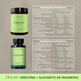 Creatina Monohidratada 300 g + Glicinato de Magnesio 90 Cápsulas | Suplementos Perfectos Día y Noche, Mejora Integral del Desempeño Físico y Descanso 