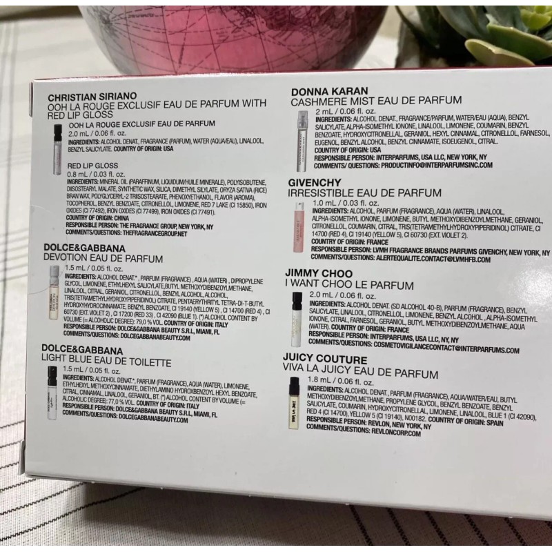 Macy's 2024 Woman 18-Pc. Favorite Scents Perfume Samples Set