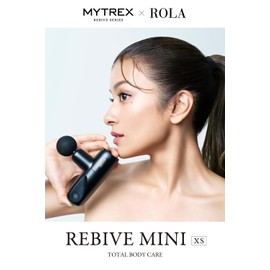 MYTREX REBIVE MINI XS MT-RMXS21B Handy Gun, Vibration Machine, Black, Lightweight, 9.5 oz (265 g), Equipped with Face Mode