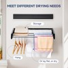 APEXCHASER Wall Mounted Clothes Drying Rack, Laundry Drying Rack Foldable,