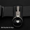 Liangery Keychain, Car Belt Keychain, Carabiner, Men's Belt Loop, Leather,
