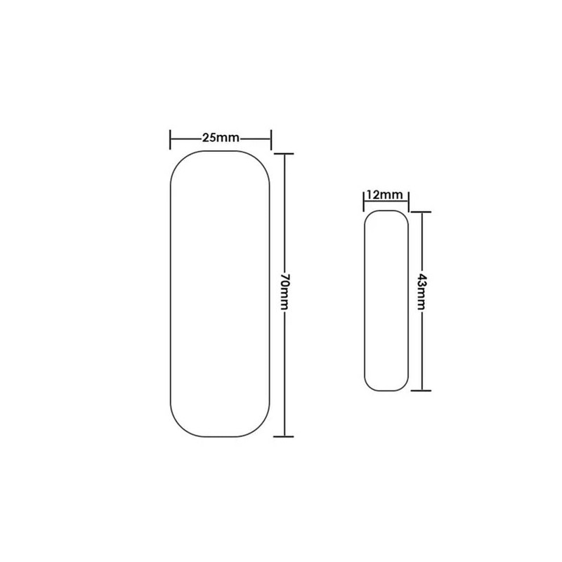 Sone Smart One Türalarm Alarm, Fenstersensor Drahtloser. Zigbee Smart Life/Tuya