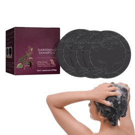 Polygonum Multiflorum Shampoo Soap, Natural Polygonum Hair Soap, Black and Thick Hair, Promotes Hair Growth, Prevents Hair Loss, Handmade Soap, Moisturising & Nourishing (3 Pieces x 100 g)