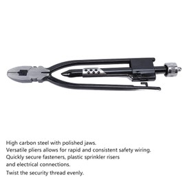 Twist Safety Wires with 9in High Carbon Steel Safety Wire Twist Twisting Pliers Reliable Locking Pliers for Secure Twisting 9in Pliers Twist Pliers Twisting